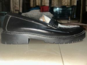 Stylish Black &amp; White Loafers