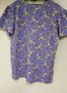 🪻🪽Floral Print T-Shirt ✨🖤