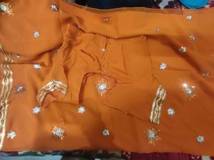 Orange Saree