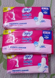 Sanitary Pads Bundle -  Sofy + whisper &amp; 4 freebie