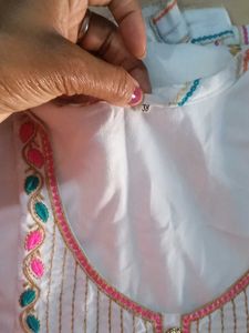 Elegant White Kurta Set