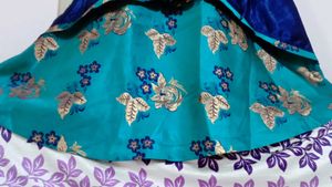 Flower Print Beautiful Gown