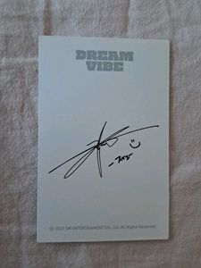 Official NCT DREAM polo card
