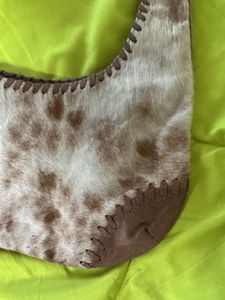 Unique Cowhide leather  Shoulder Bag