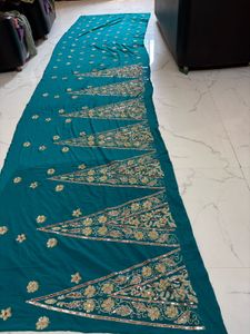 lehnga type saree full length