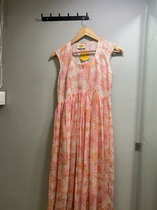 Vintage Floral Maxi Dress