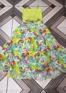 Boho Rooster Print Two-Piece Set