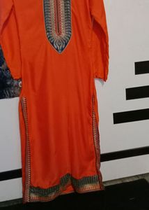 Orange Kurti