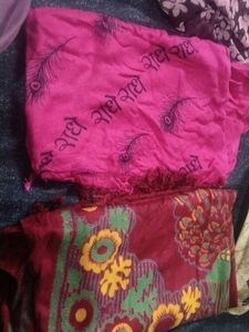 Vibrant Pink & Maroon Dupattas