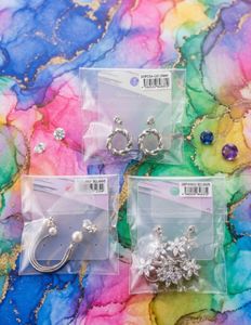 Silver Tone Earring Set+2 free earing