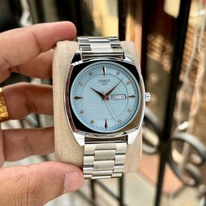 Tissot Swiss Watch - Elegant Blue Dial Premium Col