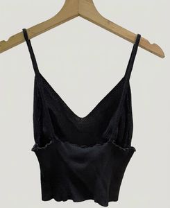 Chic Knit Spaghetti Strap Top