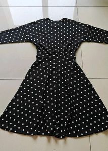 ZARA long sleeve midi dress