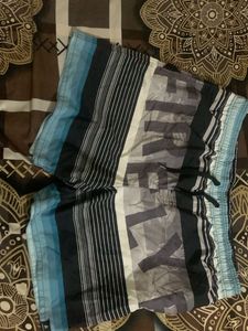Men's Striped Swim Shorts