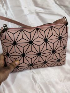 Stylish Geometric Print sling Bag