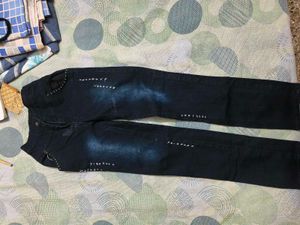 Stylish Dark Blue Jeans for 5-6 years girl