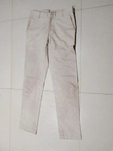Light Beige Casual Pants