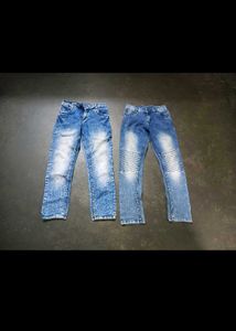 Stylish Washed Blue Jeans