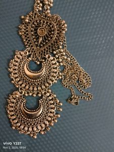oxidize and thread jewellery set