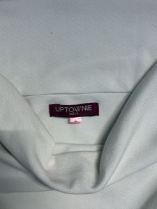 Stylish White Ruched Top
