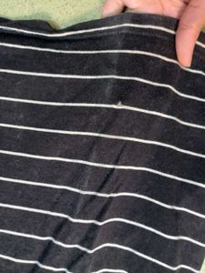 Striped Black &amp; White Tee