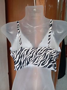Zebra Print Crop Top