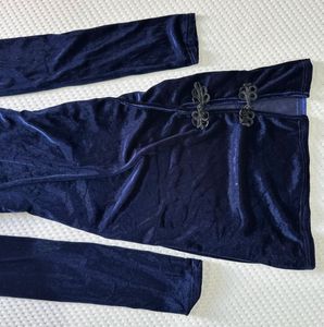 Cheongsam Velvet Mini Dress