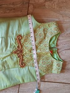 Elegant Green Ethnic Gown