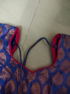 Long Blouse Without Padding And Embroidery