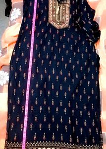 Embroidered Floral Print Kurti🌹
