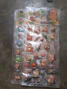 Cute capybara Stickers - 3D Fun