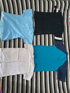 Set of 4 Graphic T-Shirts for 8 to 10 years old