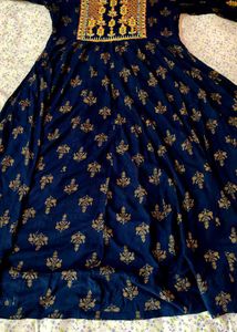 Elegant Navy Anarkali Kurta