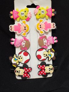 Cute Cartoon Hair Clips - Set of 10