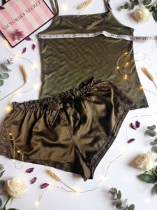 Women's Satin Pajama Set