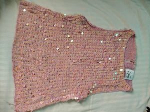 Sparkly Pink Sequin Top