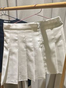 White Pleated Tennis Skirt