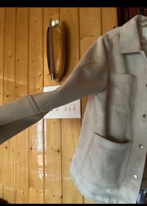 H&amp;M Suede Shacket Jacket