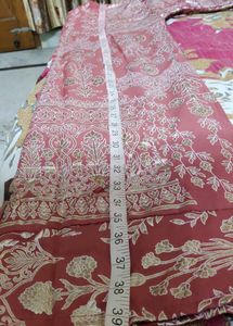 Elegant Kurti with Intricate Silver Print