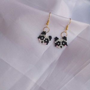 Panda 🐼 Beaded Earrings