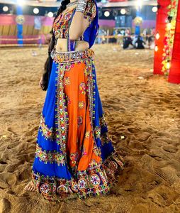Vibrant Embroidered  Chaniya Lehenga Choli Set