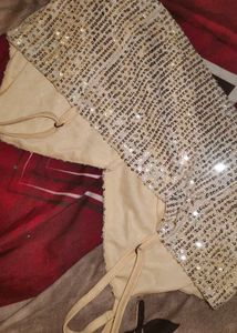 Sparkling Sequin Halter Top