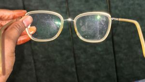 Stylish Gold Frame Eyeglasses