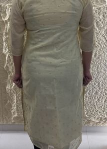 Elegant Yellow Embroidered Kurta