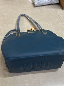 Kish Handbag - Teal Blue