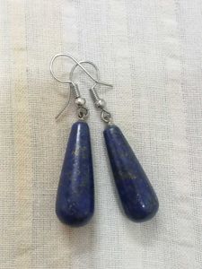Afghanistan lapis lazuli Teardrop Earrin
