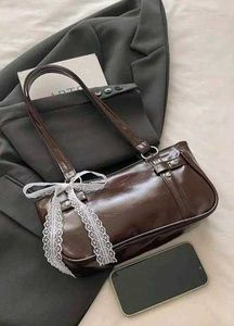 Stylish Tote Bag with Lace Accent