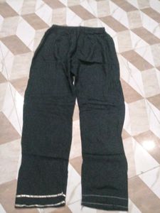 Elegant Dark Green Palazzo Pants