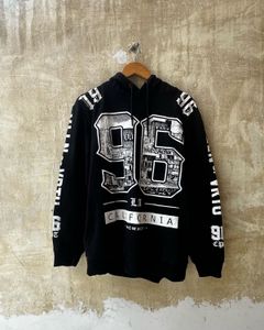 Black "96 California" Graphic Hoodie