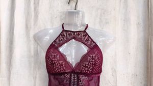 Lace Halter Bra Top